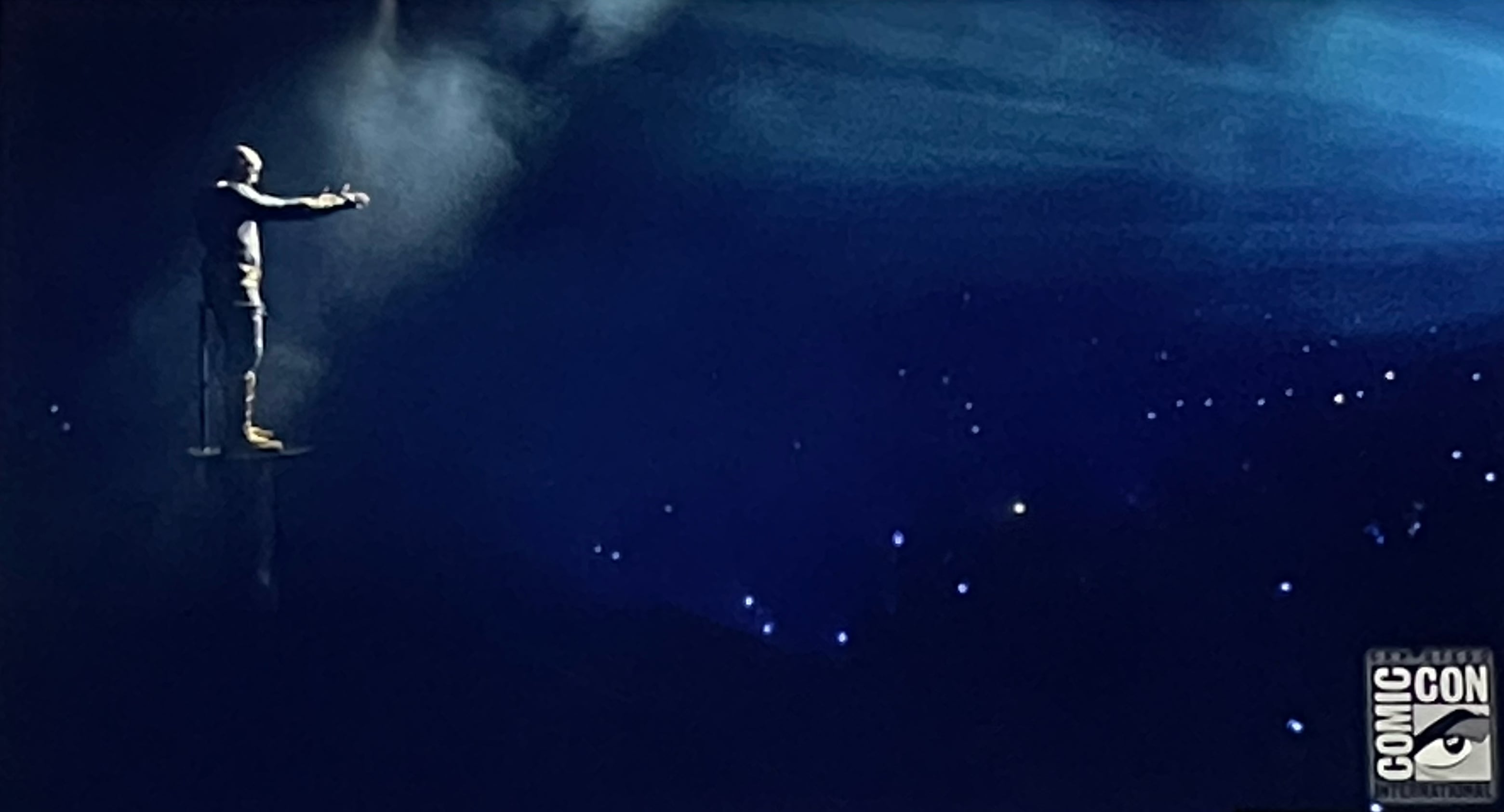 Black Adam lighting up our lanyards